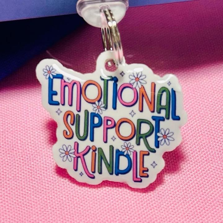 Cute Emotional Support Kindle Dust Plugs, charms for Kindles, Phone Accessories, Cute E-Reader Gifts and accessories,  Devices Smartphone Electronic Cellphone