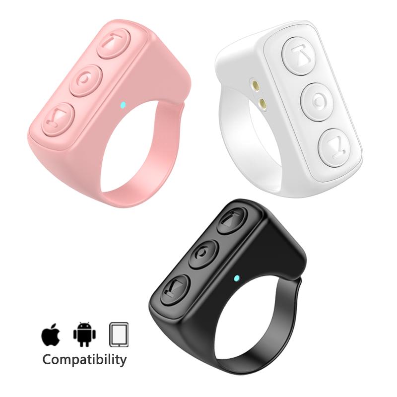 Xring Scrolling Ring Remote Control Scroller Page Turner,Bluetooth Selfie & Video Recording Remote,Music Control for iPhone,iPad,Android,Smartphone