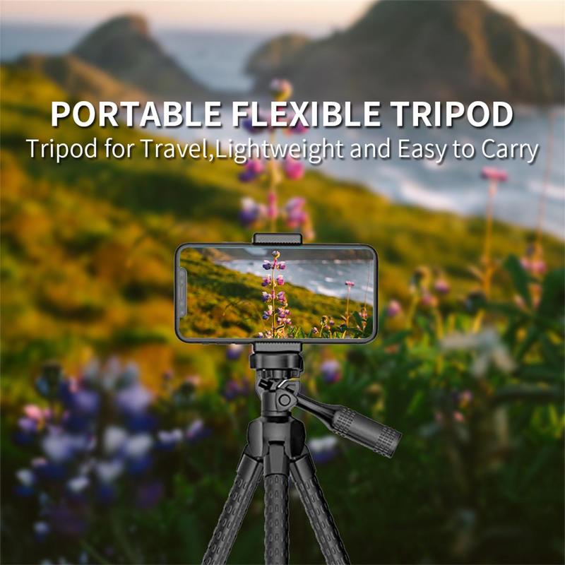 [Free shipping] Flexible Portable Digital Camera Stand Octopus Mini Tripod Desktop Phone Selfie Stick Mounting Tripod Holder with Hidden Phone Holder for iPhone, Selfie Accessories with Wireless Remote Cellphone Smartphone