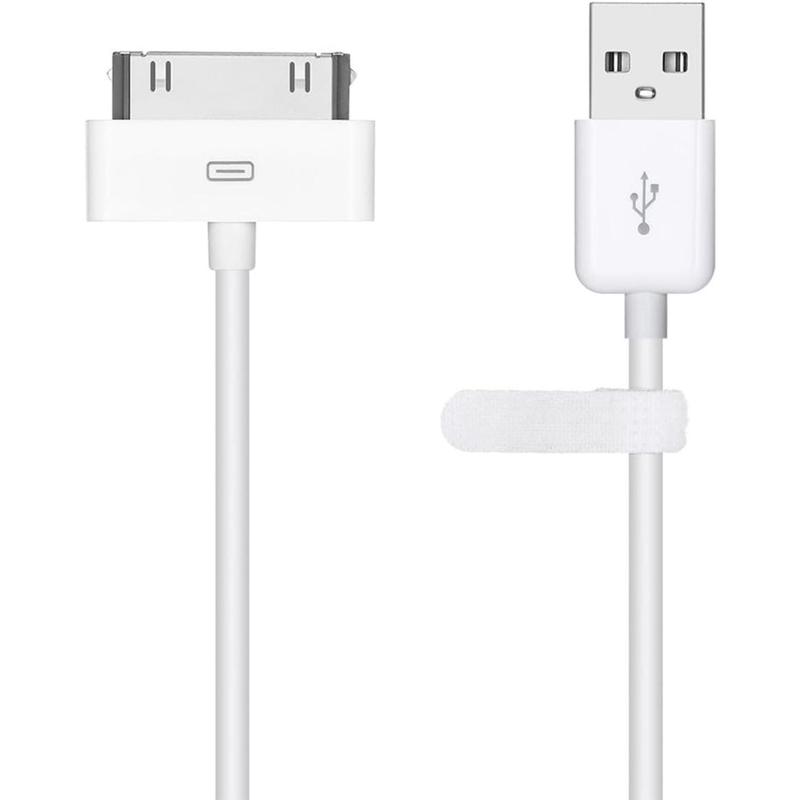 30 Pin Sync and Charge Dock Cable for i Phone 4 4S   iPad 1 2 3   iPod Nano iPod Touch - White