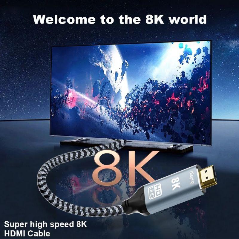 8K Type-C To HDMI Adapter, 1 Count USB C To HDMI Adapter, Type-C To HDMI Cable, HDMI Connector, HDMI Transmitter, Audio & Video Accessories, HDMI Type, Stocking Fillers Gift