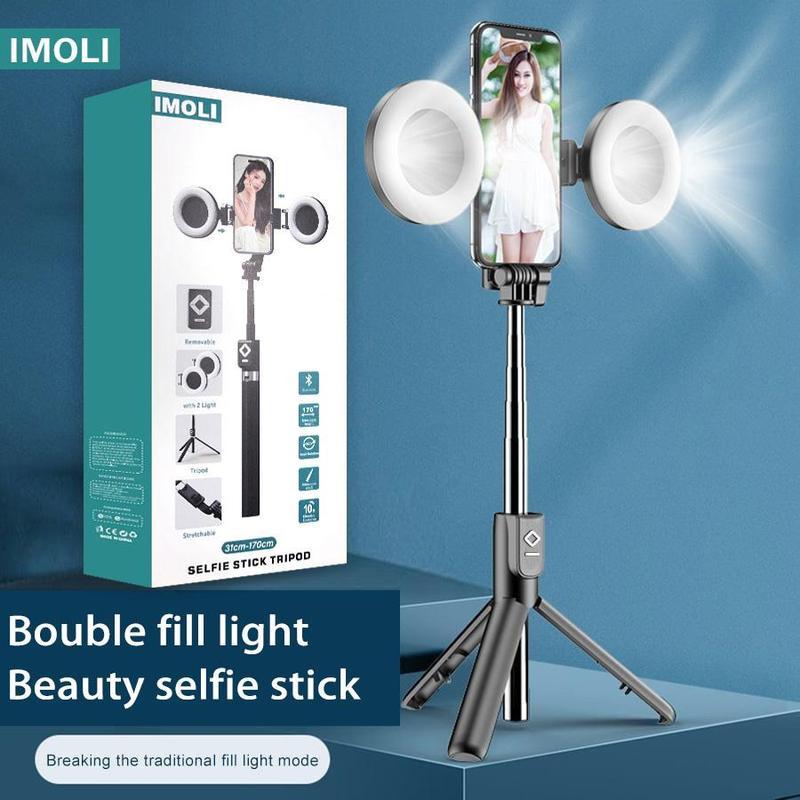 New 6 in 1 Selfie Stick With Fill Light, 67