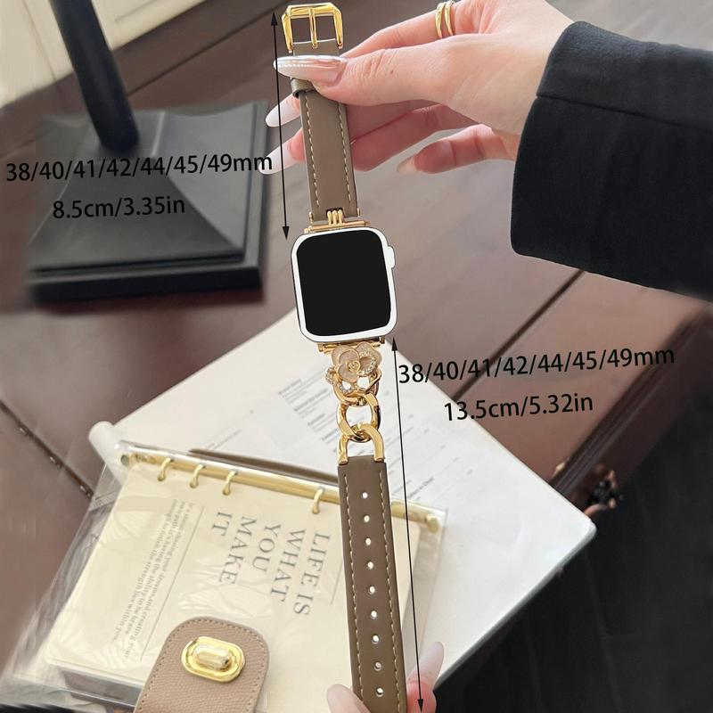 Women's Fashionable Watch Band (Band Only), Solid Color Watch Band for iWatch, Replacement Watch Band for iWatch Series 9 8 7 6 5 4 3 2 1 SE Ultra