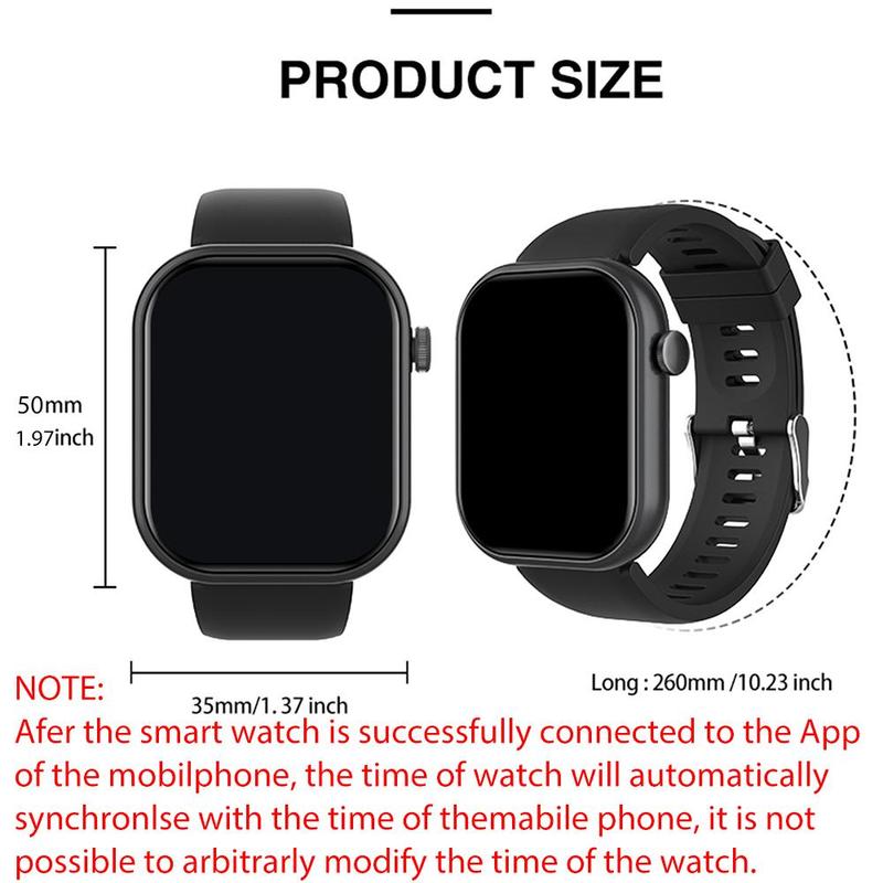 Multifunctional Smart Watch, Fashion Digital Watch with Multiple Sports Modes, Sports Watch Compatible with iPhone Android