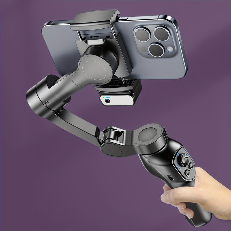 COMITOK L7C Smart 3-Axis Handheld Gimbal with Wireless, Gesture Control & Built-in Fill Light - Perfect for Smooth Videos, Live Streaming & Vlogging