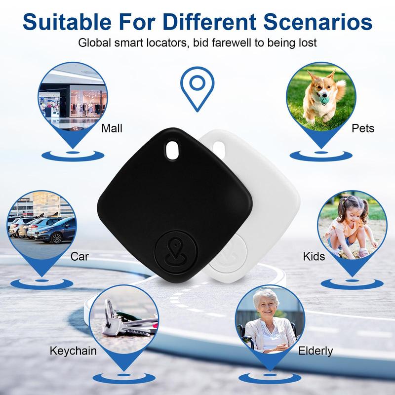 Smart Tag, Smart Tracker for Find My, IP45 Waterproof Tracker for Outdoor, Luggage Tracker for Phone, Compatible with Find M (iOS Only)