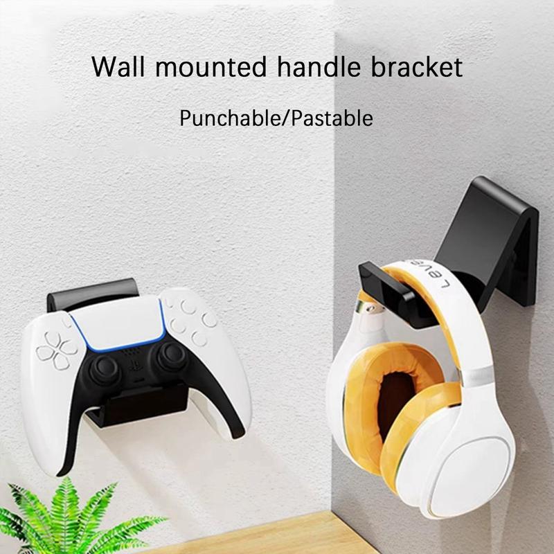 Wall Mounted Game Controller Holder, Game Controller Bracket, Game Controller Display Rack for Game Room Living Room Bedroom