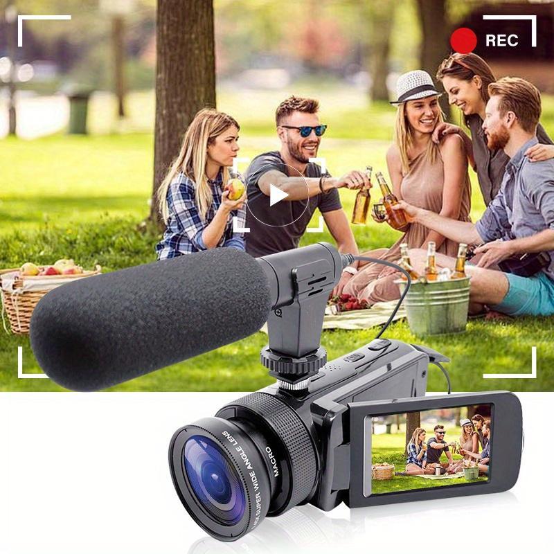 Portable Camera with 32G Memory Card, 16 Megapixel HD Microphone, 16x Digital Zoom, Rechargeable Camera, Recording Life By Flipping The Screen 270 Degrees. Suitable for Outdoor Camping, Travel, Family Daily Life Photography and Video.