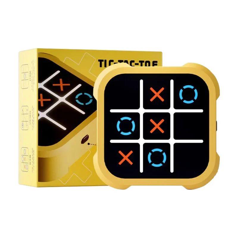 Tic Tac Toe Game, 3 in 1 Handheld Game Console, Portable Travel Games, Stress Relief Toy for Kids and Adults, Birthday&Christmas Gift for All Ages