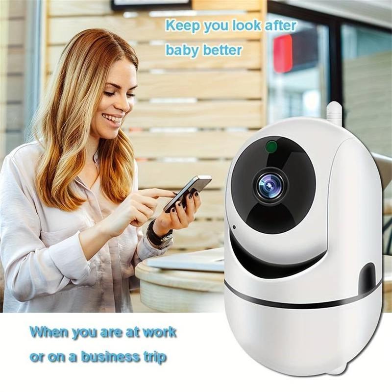 High-definition WiFi Monitoring Camera, USB Powered 355 Degree Intercom 1080P Home Security Camera, Remote High-definition Night-Vision Camera