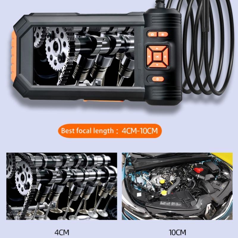 Industrial High Definition Digital Endoscope Camera, 5 Inch IPS LCD Display Car Repair Inspection Endoscope Camera, Industrial Endoscope for Car, Inspection Tool