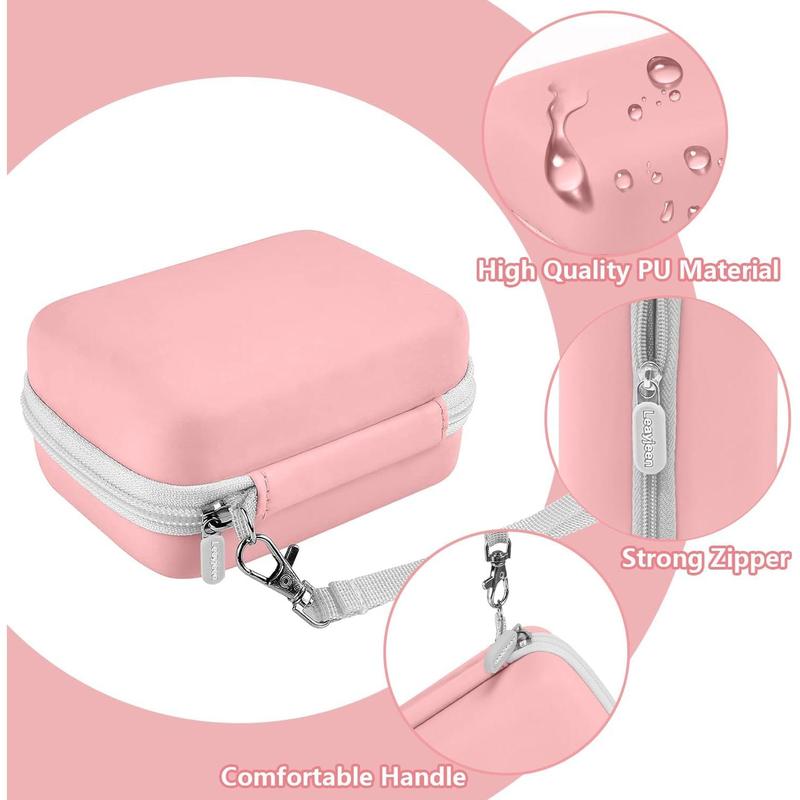 Digital Camera Case Compatible with FHD 1080P 44MP Point Digital Camera, Compact Camera for Teens - Pink (Case Only)