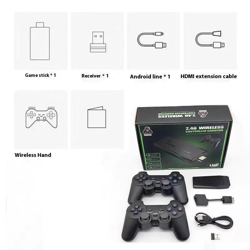 M8 Video Retro Game Console 2.4G Dual Wireless Controller Game Stick 64G 20000 Classical Game for Play Family Games Gifts