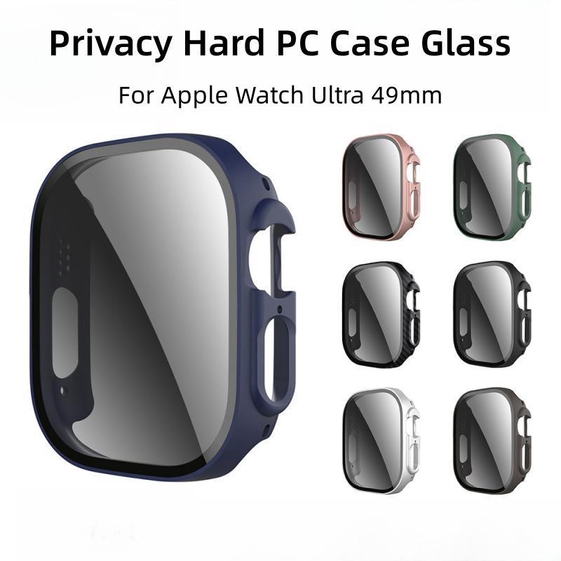 Smart Watch Case, 1 Count Anti-spy Watch Screen Protective Case, Smart Watch Screen Protector Compatible with Apple Watch 49mm