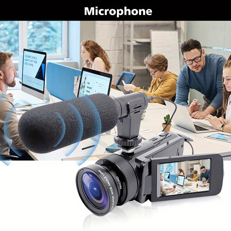 Portable Camera with 32G Memory Card, 16 Megapixel HD Microphone, 16x Digital Zoom, Rechargeable Camera, Recording Life By Flipping The Screen 270 Degrees. Suitable for Outdoor Camping, Travel, Family Daily Life Photography and Video.