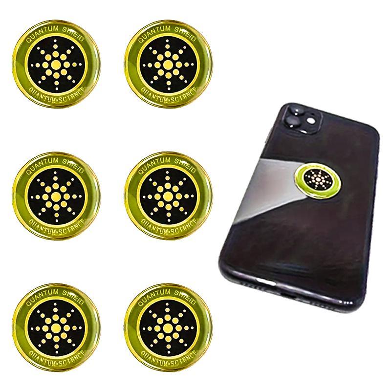 Portable Anti-radiation Sticker, 6 Counts Universal EMF Protective Sticker for Phone, Earbuds, Laptop, Microwave & Fridge