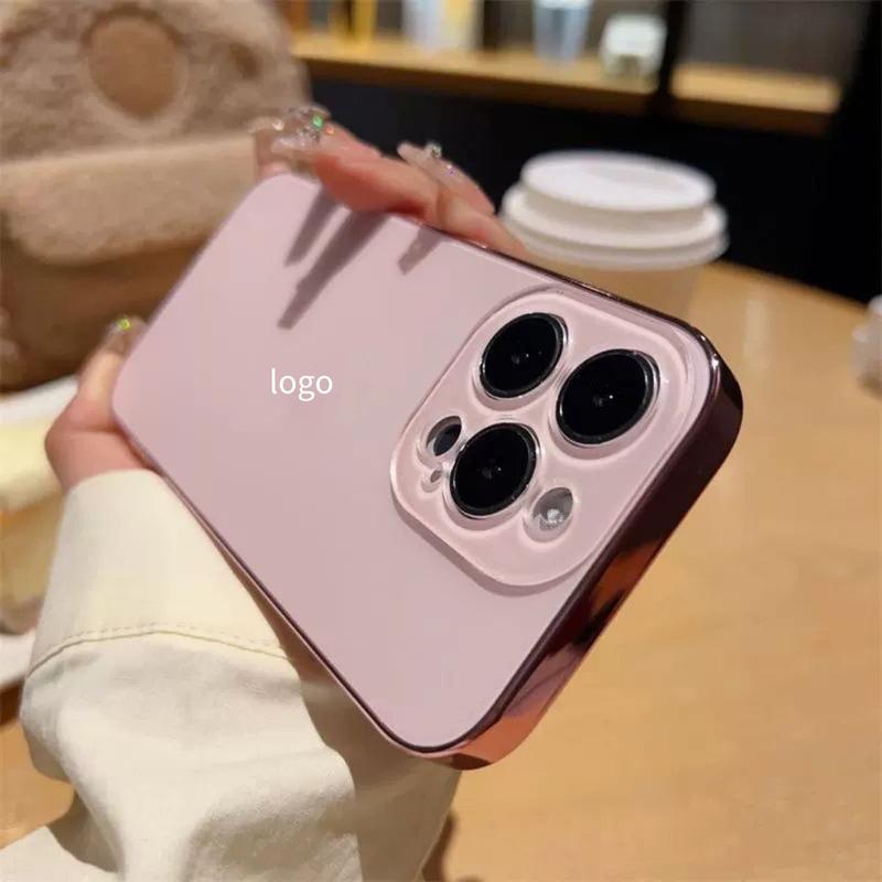 2024 Apple16 Genuine Green phone case iphone phone case White Pink Blue iPhone11 12 13 14 15 16(plus pro promax)Apple phone case Pink Lens