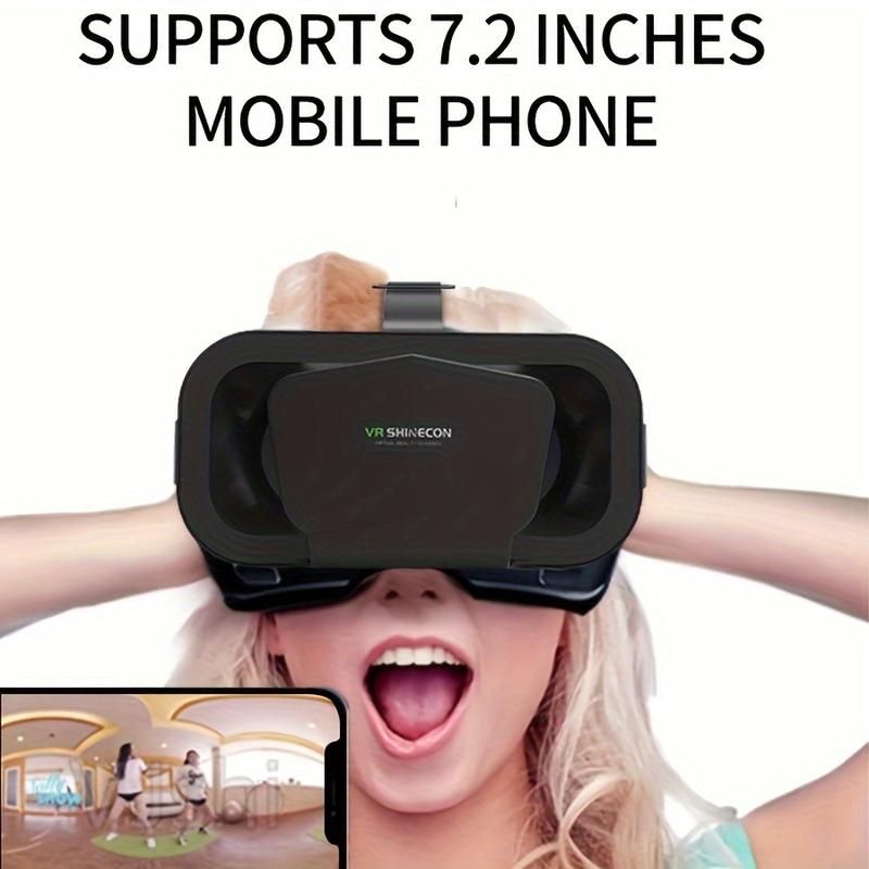 1pc 3D VR Headset Smart Virtual Reality Glasses VR Helmet For IPhone Android Smartphones Phone Lenses With Controllers Binoculars