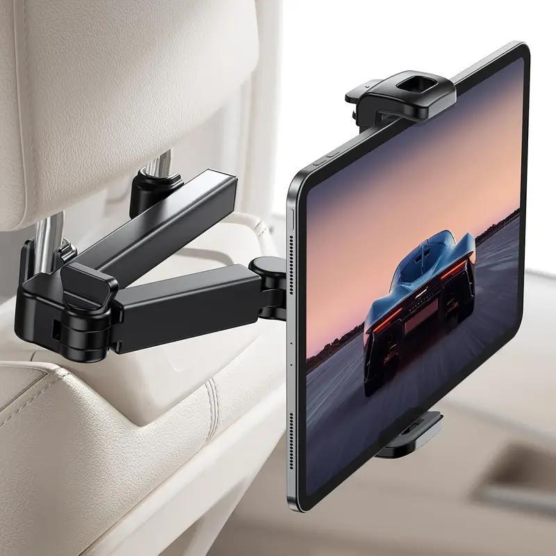 Car Headrest Phone Holder, Adjustable Car Headrest Phone Tablet Holder, Universal Car Interior Accessories for Mobile Phones and Tablets