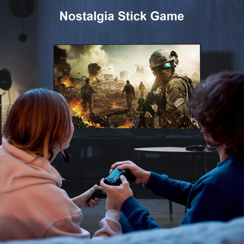 M8 PRO Game Console - PlayGameStick,Nostalgia Stick Game,9ClassicEmulators,4K HDMl Output,Plug and PlayVideoGame Stick Built in 20000+ Games with2.4GWireless Controllers(64G) game stick