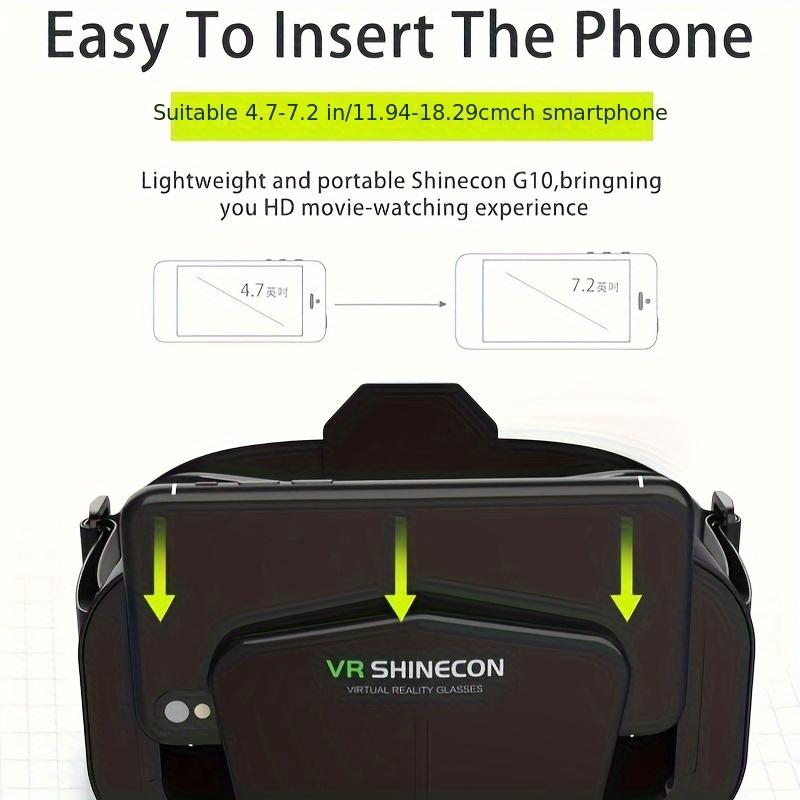 For 3D VR Headset, Smart Virtual Reality Glasses, For IPhone Android VR Headset For 4.7-7 Inch Smartphone, Mobile Phone Lens Christmas Gifts, Thanksgiving Gifts