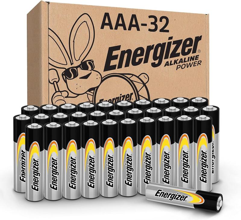 Energizer Alkaline Power AAA Batteries 32 Count (Pack of 1), Long-Lasting Triple A Batteries