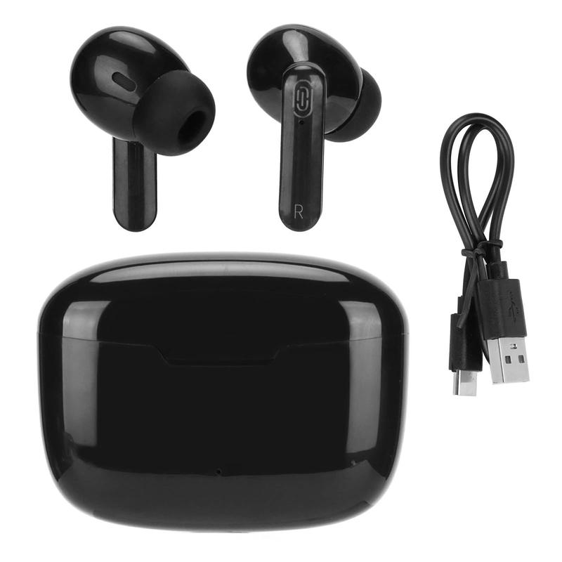 Language Translator Earbuds Intelligent Black Wireless Language Translator Earbuds High Accuracy for Learning for Travel