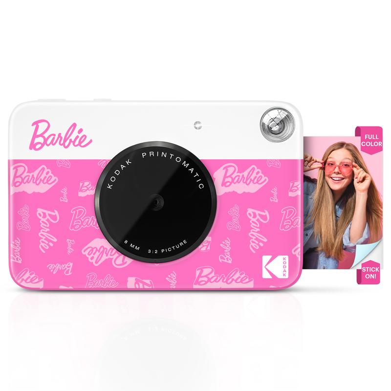 Barbie x Kodak Printomatic 2x3” Instant Print Camera, 5MP Portable Instant Camera - Signature Style camera  for Kids and Adults