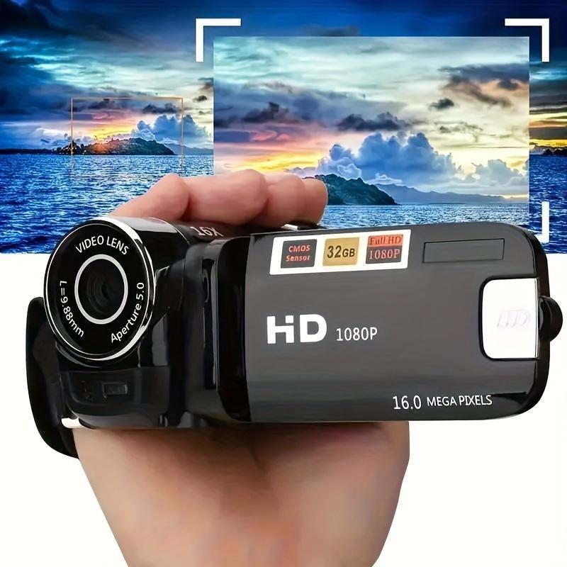 Latest 270° LED Flip Screen Camera: 16x Zoom, 1080P, 2.7