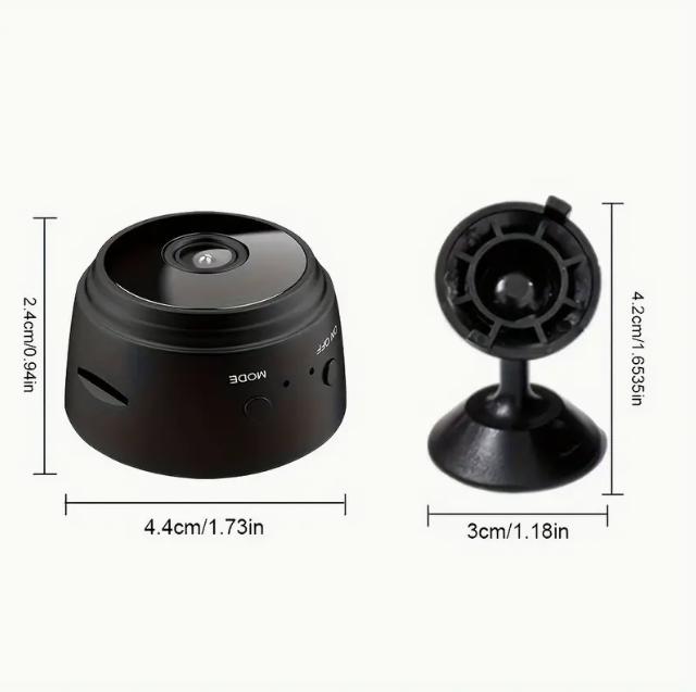 1080P high-definition intelligent camera, built-in WiFi, real-time view, synchronous recording, intelligent security wireless mini camera, powerful home and office monitoring security WiFi camera easy to install and control applications