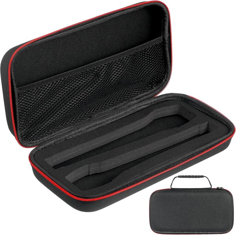 Microphone Case: Portable Microphone Storage Box Case Hard EVA Cover Microphone Carrying Bag Dual Handheld Mic Case Shockproof Microphone Case with Zipper Hard Travel Case