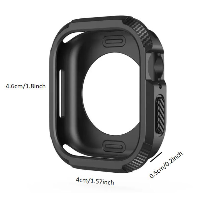 TPU Watch Case, Scratch Resistant Protective Case Compatible with Apple Watch, Smart Watch Protective Accessories for Men & Women