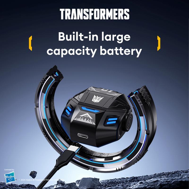 TRANSFORMERS Wireless Headphone, In-ear Design Earphone with Armor Mask Machine Compartment, Large Capacity Battery Long Endurance Headphone for Gaming