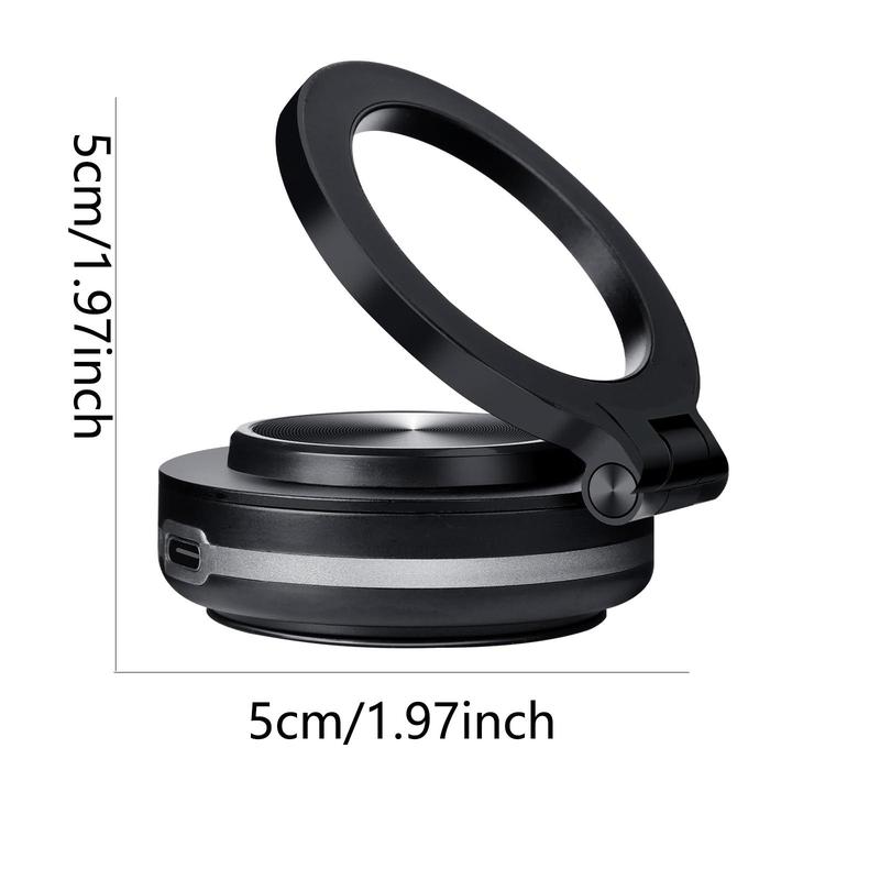 Vacuum Suction Magnetic Car Phone Holder, 1 Count 360° Rotatable Car Phone Holder, Suitable for Cars, Kitchens, Fitness and Other Multi-scenarios Smooth Surface, Gifts for Boyfriend