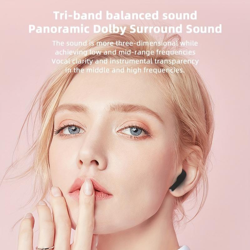 anti-noise Earbuds super light -waterproof TWS noise cancellation Wireless In-Ear -Macaron Color Christmas Gift-Smart Touch Bluetooth