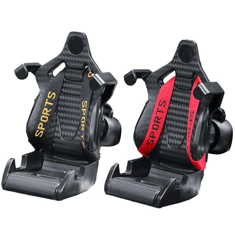 2025 Upgraded Universal Racing Seat Air Vent Smartphone Phone Holder Mount Accessories Durable