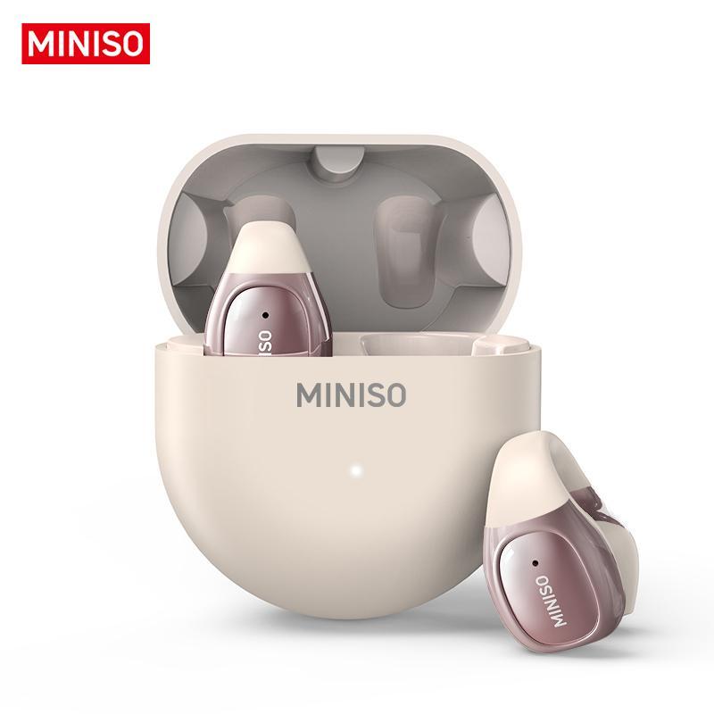 MINISO X31 Wireless Ear Clip Bone Conduction Earphone, Noise Cancelling Bluetooth-compatible Earbuds, HiFi Sound Quality Earbuds for Calling, Exercising