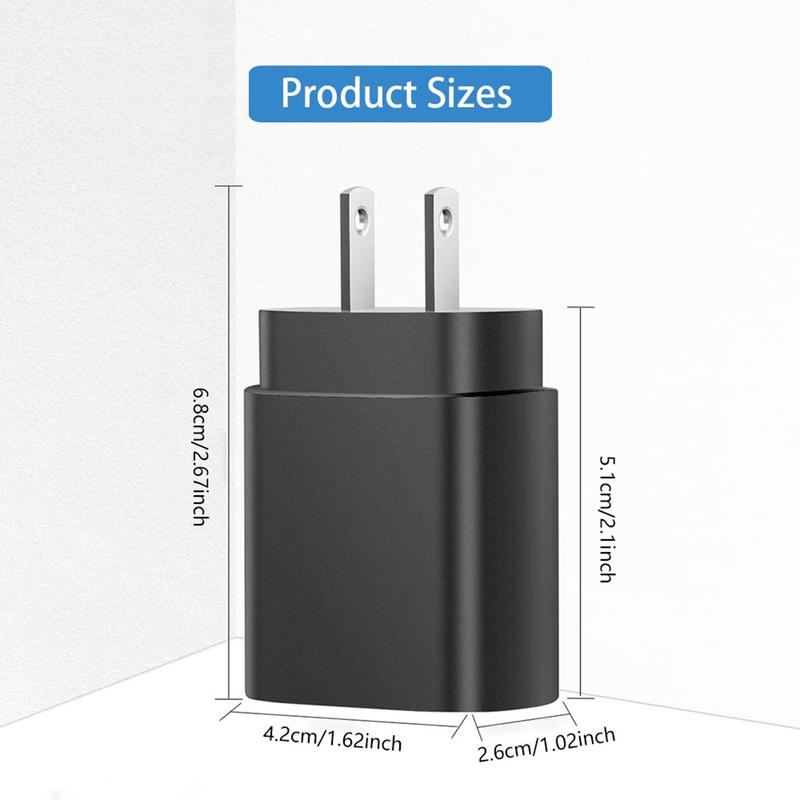 25W Super Fast Charging Phone Charger, USB C Port PD3.0 Wall Adapter Compatible with Samsung Galaxy iPhone OPPO Vivo Huawei Honor Tablets Switch