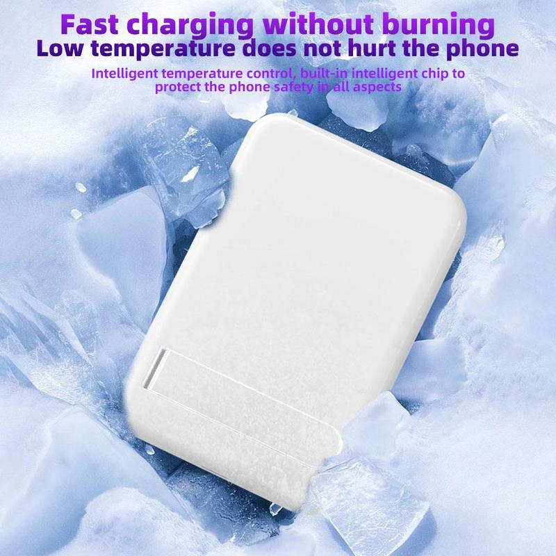 Magsafe Portable Charger, Compact 10000mAhMag-Safe Battery Pack with Foldable Stand for iPhone 15 14 13 12