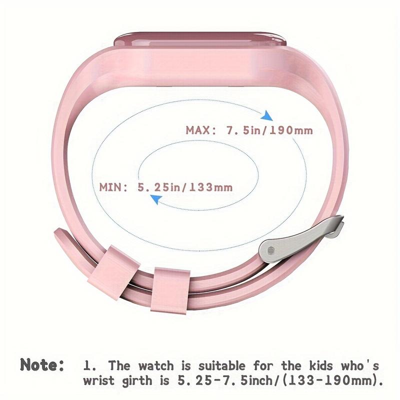 Led Fitness Tracker Watch, Digital Pedometer Watch, with Step Counting Distance Calories Stopwatch Alarm Clock, Gift for Kids Teen Girl Boy