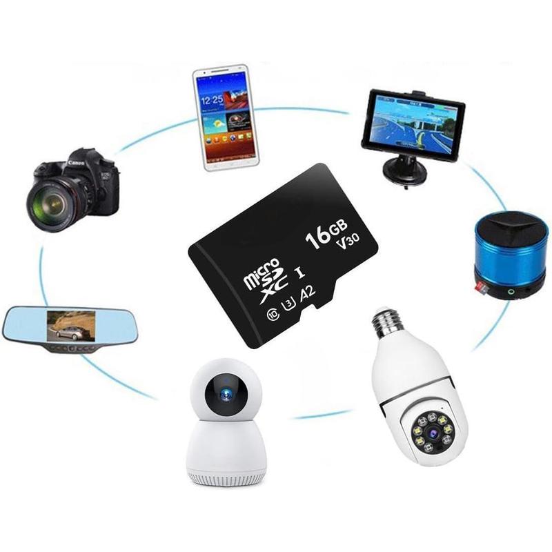 Micro SD Card-16G Memory Card, Camera, Game Console, Smartphone, GoPRO, Drone, Security Camera, Affordable Accessory High-speed storage for digital cameras.