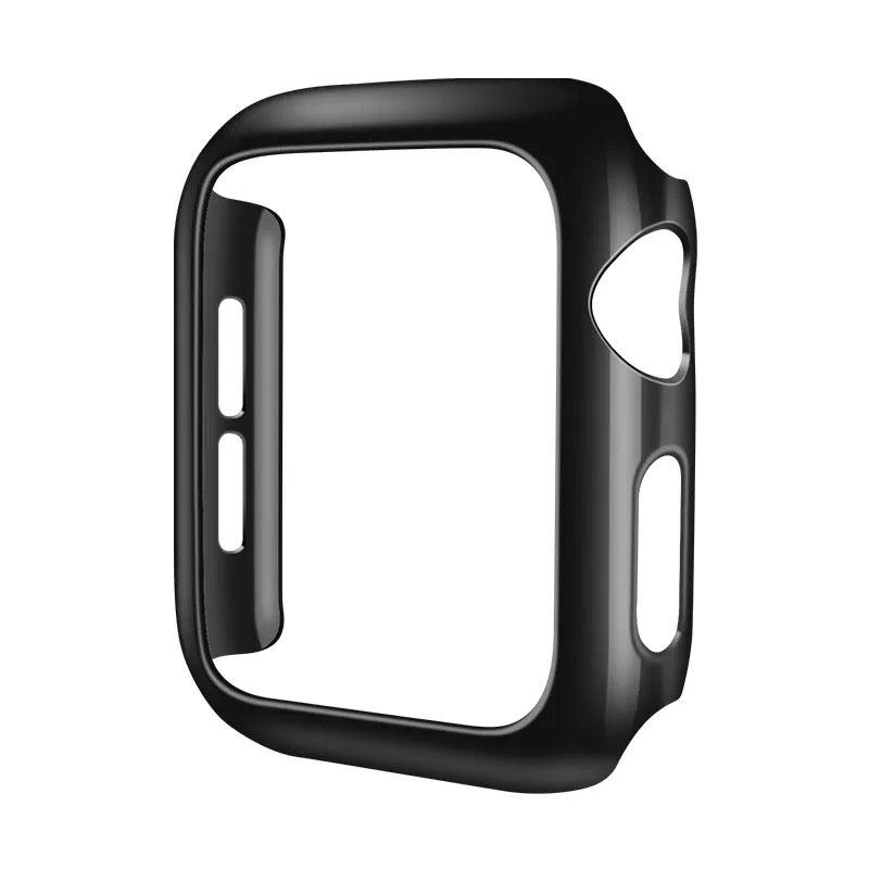 Bumper Case with Screen Protector for Apple Watch-Chrome Finish Accessories Protection