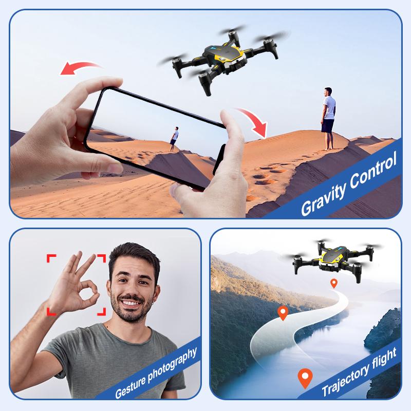 M8 Dual Camera Aerial Drone with 2Batteries -360 Degree Hip, Real TimeTransmission, UtraClear CreativeShooting, Safe and Stable Flight -High-Performance Aerial Flyer forChildren and Adults -Christmas andChildren's Day Kids' Gifts -Accessories