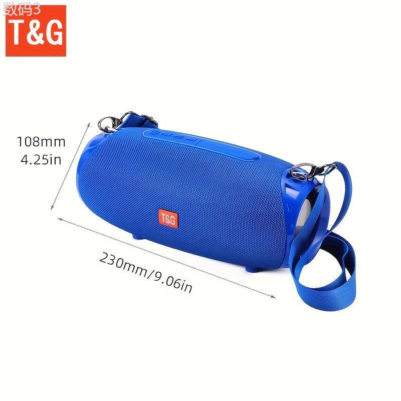 TG534 Portable Wireless Stereo Outdoor Speaker With Dual Speakers, Waterproof For Life, TWS Stereo Subwoofer Hands-Free Call FM TF Card U Disk, For Mobile Phone Tablet TV, Music Speaker Plug-in Card U Disk Gift For Friends Audio Charging Rechargeable Smar