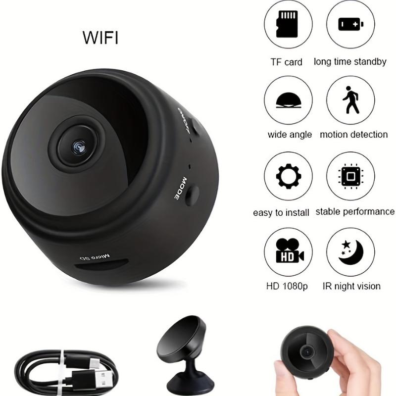 Smart Mini Camera, HD 1080p Video Recorder, Voice Recorder, Security Monitoring Camera, Smart Home.