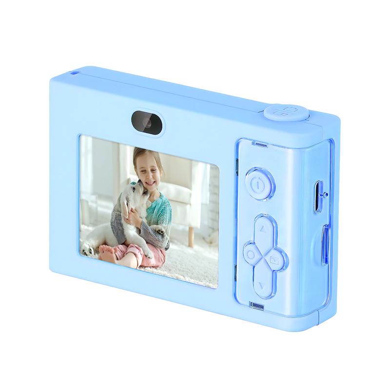 Portable Kids Digital Camera 2.4 Inch Screen Front Rear Camera 1080p 720 Vga Take Pictures Dvr Puzzle Game digital products pocket camera portable camera