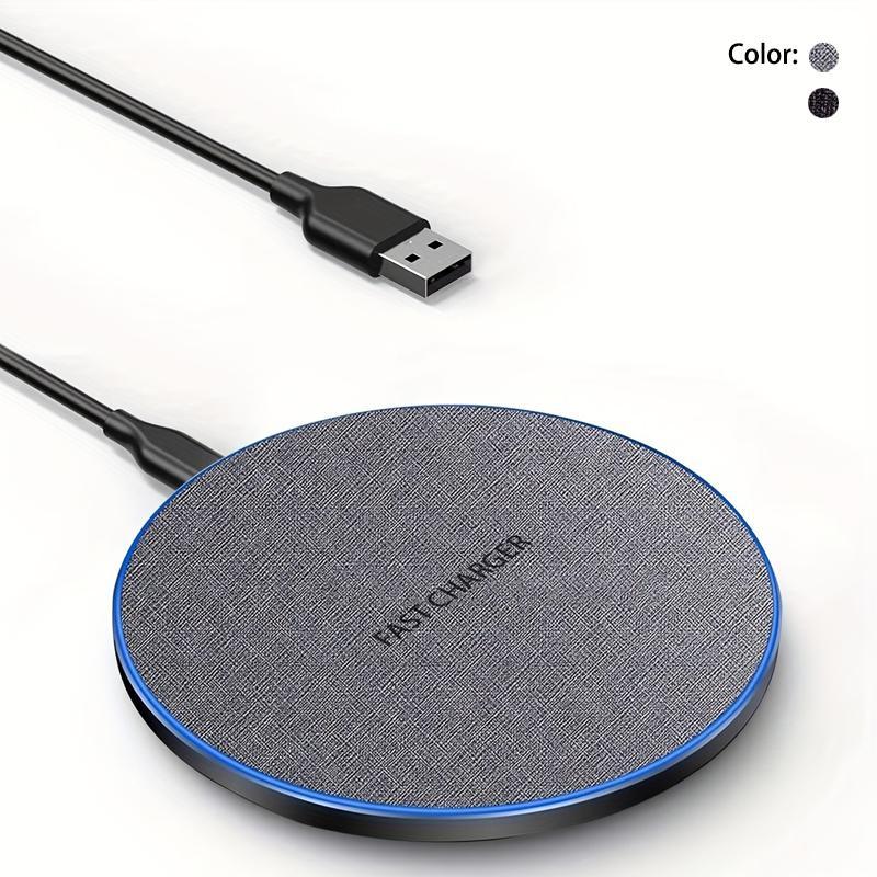 15W Wireless Charger, Fast Wireless Charging Pad, Charging Pad Compatible with iPhone 14 13 12 11 & Samsung S23 S22 & AirPods