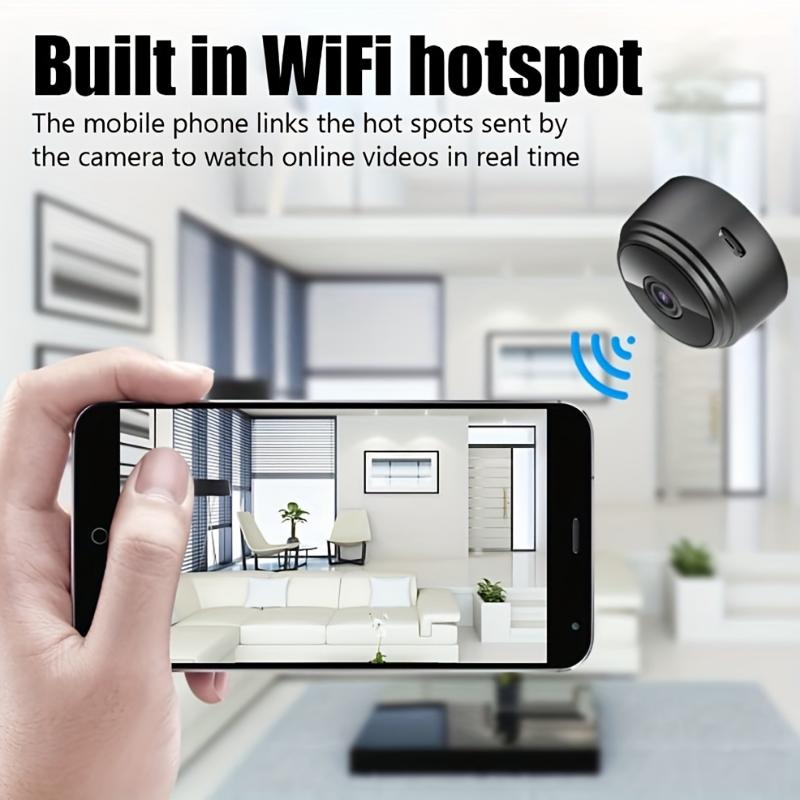 Smart Mini Camera, HD 1080p Video Recorder, Voice Recorder, Security Monitoring Camera, Smart Home.