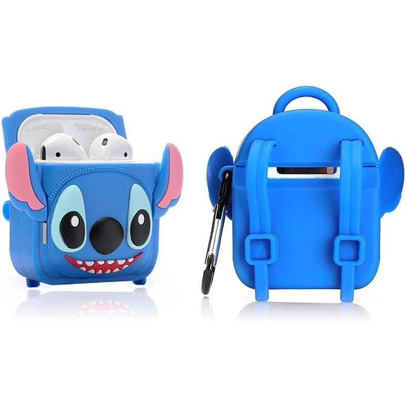 Case for Airpods 2nd 1st Generation 2019 2016,   Airpod 1 2  Case Protective Covers with 3D  Bag Backpack Design, with Keychain