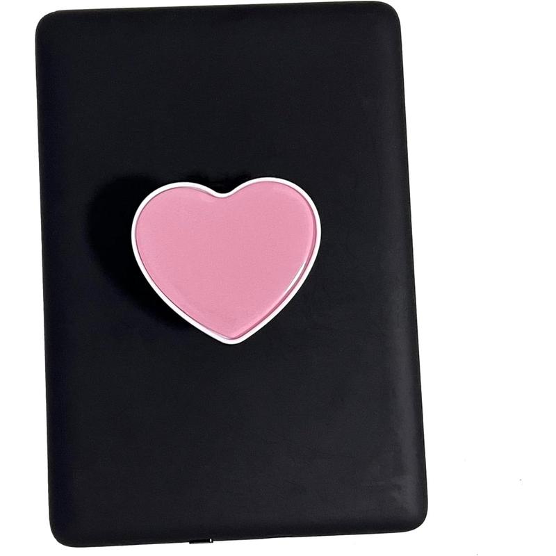 Cute Heart Expandable Collapsible Grip Stand Holder for Kindle eReaders iPhone and Smartphone(Black)